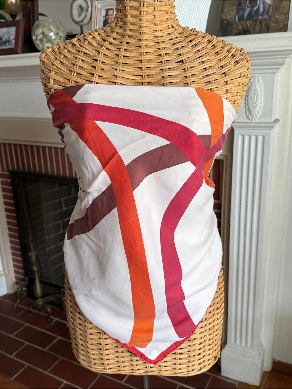 Vintage silk Olympics world games scarf